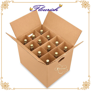 Confezione da 12 bottiglie Beer Box con scomparti