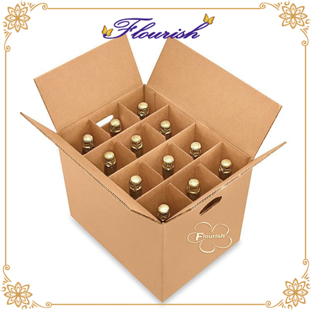 Confezione da 12 bottiglie Beer Box con scomparti