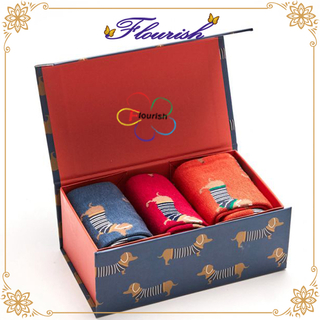 Box intimo calzini unisex a forma di libro