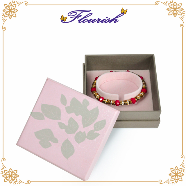 Espositore per bracciale rigido rigido promozionale in cartone con collo e base