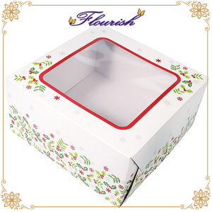 Bellissimo fiorista stampa Art Paper Cupcake Box