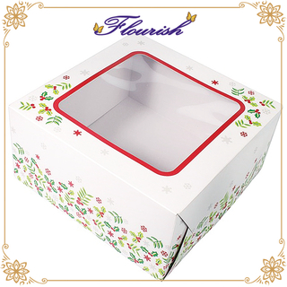 Bellissimo fiorista stampa Art Paper Cupcake Box