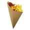 Scatola da tasca pieghevole per snack fritti commestibile
