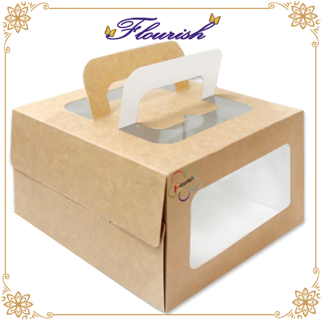 Scatola per torta di compleanno con manico
