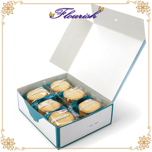 Contenitore di regalo di raccolta del dessert del biscotto del biscotto del cartone dell'imballaggio piano