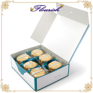 Contenitore di regalo di raccolta del dessert del biscotto del biscotto del cartone dell'imballaggio piano