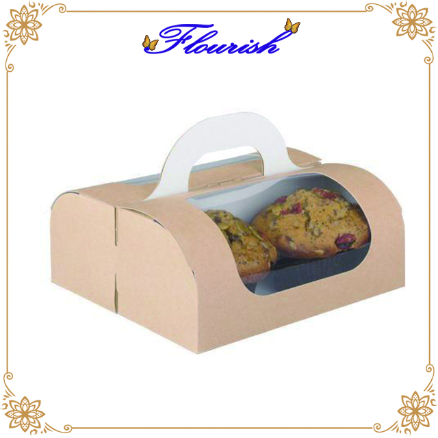 Scatola per alimenti per picnic in carta kraft ecologica