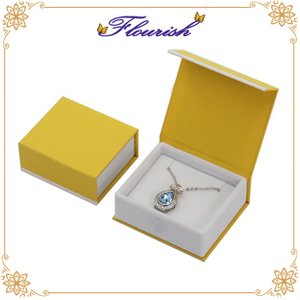 Confezione regalo collana stile Flip Top giallo