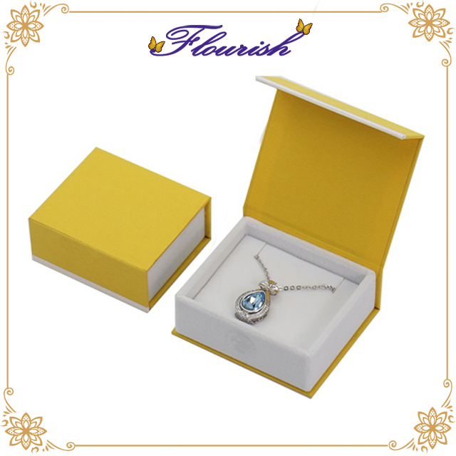 Confezione regalo collana stile Flip Top giallo