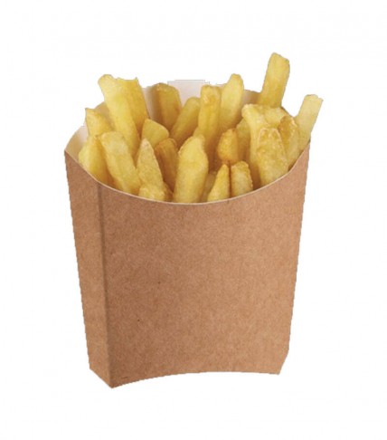 Scatola da tasca pieghevole per snack fritti commestibile