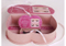 Scatola di immagazzinaggio del reggiseno della biancheria intima rosa delle donne