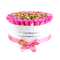 Scatola di cartone d'imballaggio e di tenuta del fiore rosa romantico di colore per cerimonia di nozze