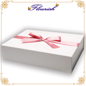 Scatola da regalo in puro colore bianco per ragazze