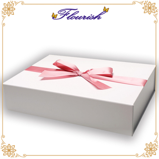 Scatola da regalo in puro colore bianco per ragazze