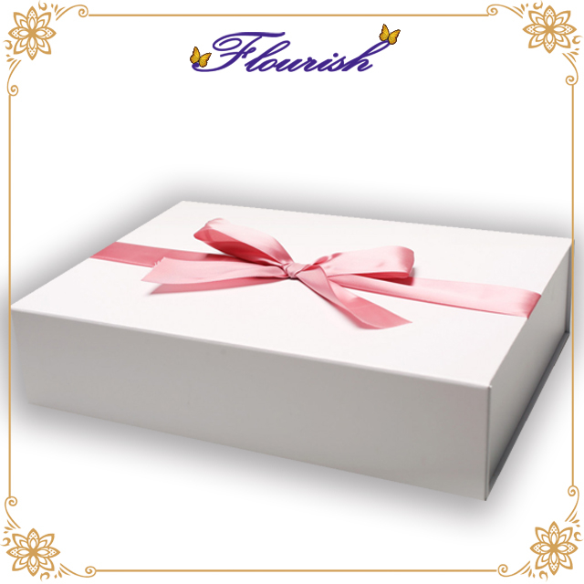 Scatola da regalo in puro colore bianco per ragazze