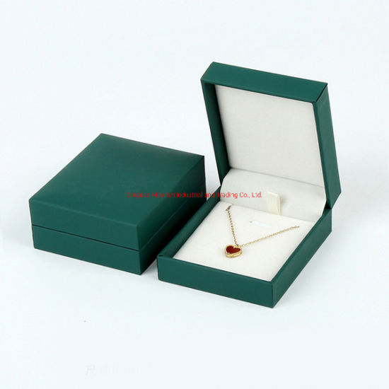 Scatola di carta per imballaggio di alta qualità a forma di quadrato con anello a forma di collana di gioielli