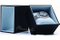 Scatola per cassetto orologio nero opaco con cuscino