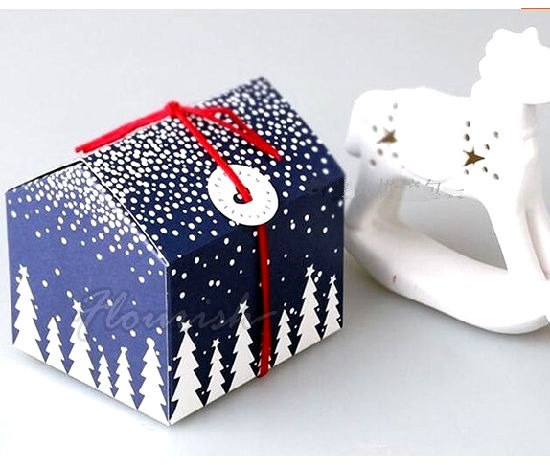 Scatola di cioccolatini di regali stagionali di buon Natale