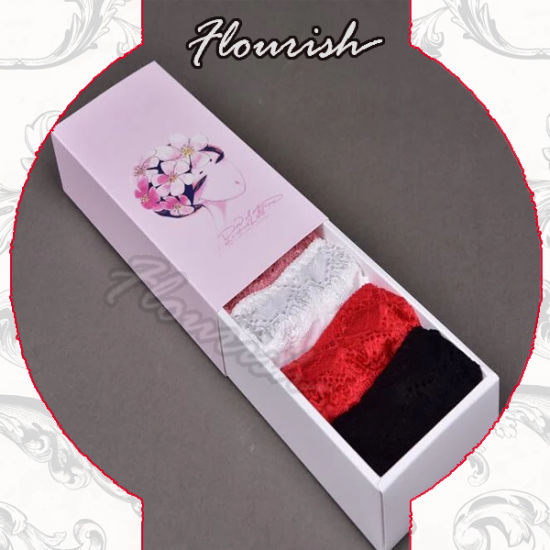 Ladys Tampon Socks Reggiseno box intimo scorrevole
