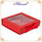 Scatola regalo pieghevole in cartone tipo Flip Top con chiusura a finestra e nastro