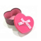 Contenitore di regalo del biscotto del cioccolato del fiore a forma di cuore su ordinazione