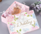 Bellissimo fiorista stampa Art Paper Cupcake Box