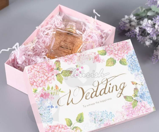 Bellissimo fiorista stampa Art Paper Cupcake Box
