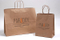 Shopping bag in carta kraft marrone naturale