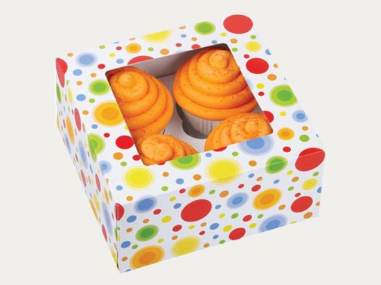 Scatola d'imballaggio del dessert della torta divertente del partito su ordinazione