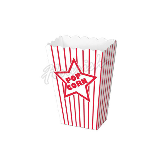 Scatola di carta d'imballaggio del secchio del popcorn laminato lucido superiore del commestibile di alta qualità