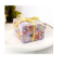 Confezione regalo per caramelle al cioccolato realizzata interamente a colori con chiusura a nastro