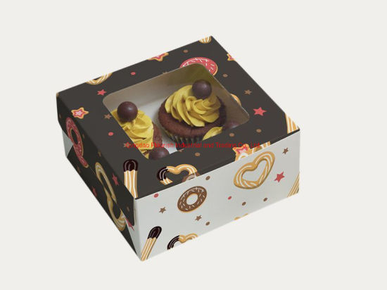 Bellissimo fiorista stampa Art Paper Cupcake Box