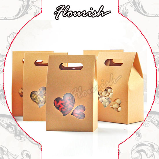 Scatola di caramelle in carta kraft con design speciale