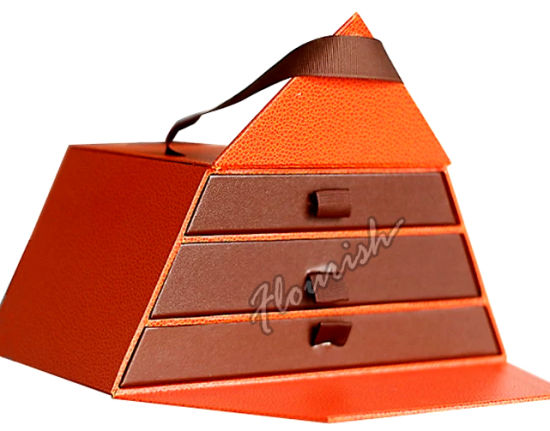 Scatola regalo Flip Top Style con torta al cioccolato verde