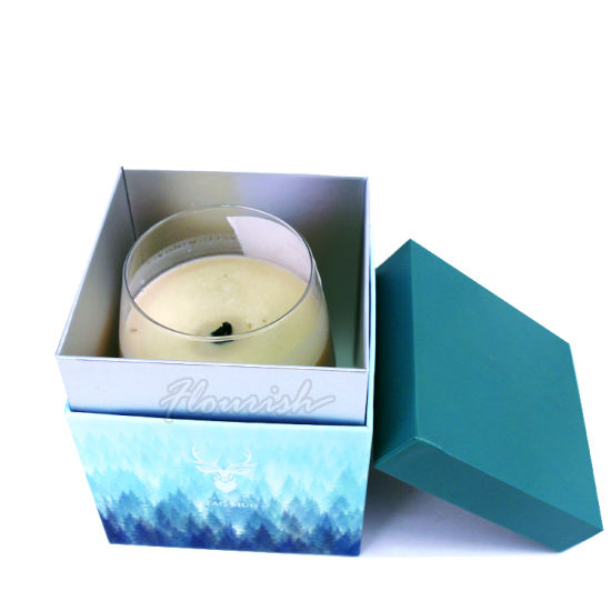 Set di candele rigide singole con scatola di carta kraft