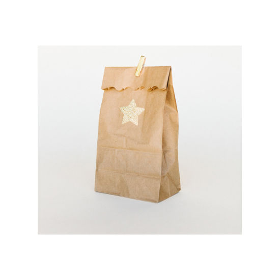 Borsa per buste in carta kraft marrone fatta in fabbrica all'ingrosso