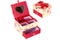 Scatola di immagazzinaggio del regalo del fiore dei gioielli del cartone di stampa su ordinazione con il cassetto