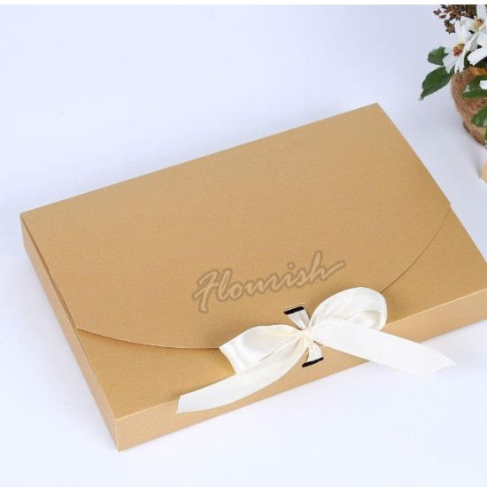 Scatola di carta Kraft per l'accappatoio da uomo tipo finestra