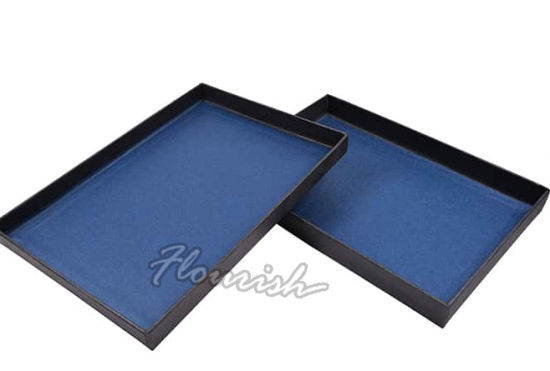 Scatola per camicia nera da uomo con stampa personalizzata