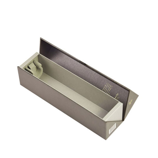 Scatola per tubi triangolari champagne resistente, resistente, in carta ondulata, resistente