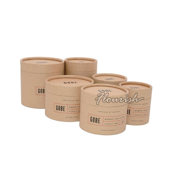 Set di candele rigide singole con scatola di carta kraft