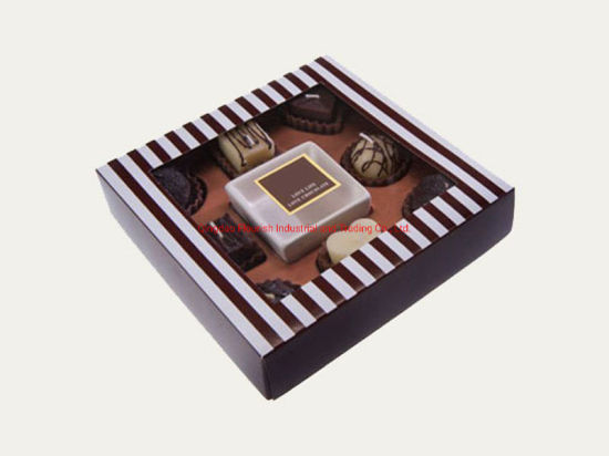 Contenitore di regalo classico di caramelle di rettangolo rettangolo