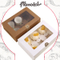 Confezione da 6 pezzi Scatola per cupcake con finestra