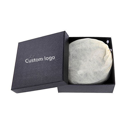 Scatola di carta d'imballaggio e di stoccaggio del cappello del cappuccio di sport del cartone rigido forte che timbra oro caldo
