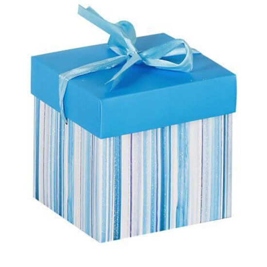 Scatola d'imballaggio del regalo di favore di nozze di stampa a colori di grandi dimensioni con farfallino del nastro