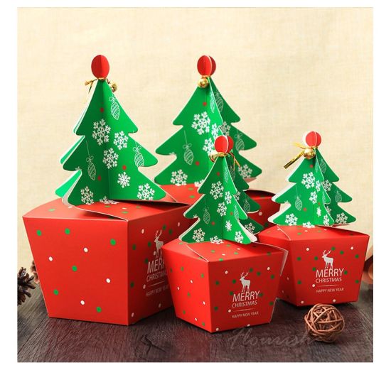 Scatola di cioccolatini di regali stagionali di buon Natale
