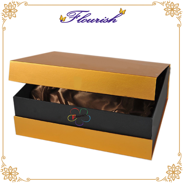 Disegno personalizzato Flip Top Type Type Rettangolo Rettangolo Cardboard Scatola di carta per imballaggio del vino