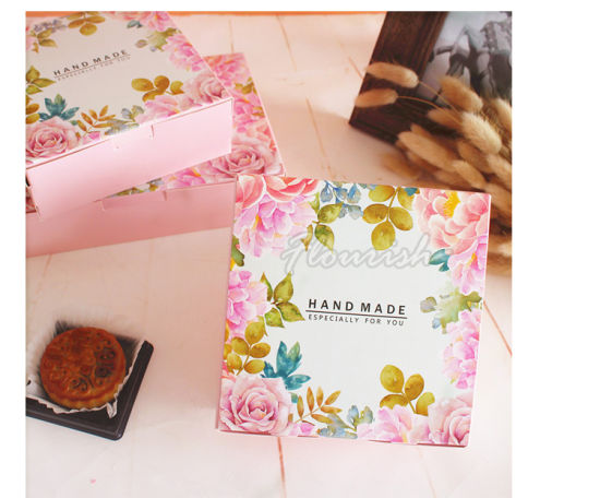 Bellissimo fiorista stampa Art Paper Cupcake Box