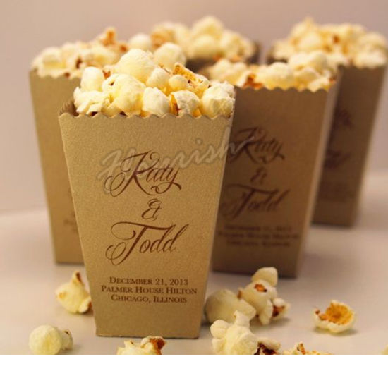 Scatola di carta d'imballaggio del popcorn delle patatine fritte