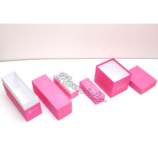 Confezione regalo di lusso bianca con logo personalizzato